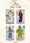 Rang Vatika By Mittoo Dhabu Cotton Wholesale Kurti With Bottom In India